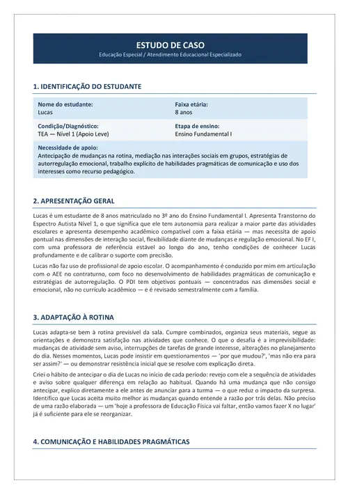 Estudo de Caso — TEA (pág. 1)