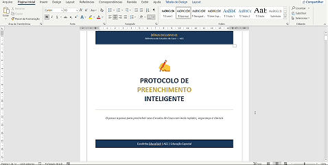 Protocolo de Preenchimento Inteligente